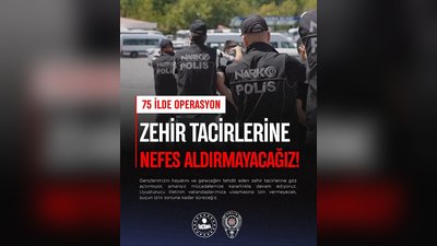 75 İlde Eş Zamanlı Narkotik Operasyonu: 714 Şüpheli Tutuklandı