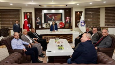 İKEV Yönetimi, Karaman Belediye Başkanı Savaş Kalaycı'yı Ziyaret Etti
