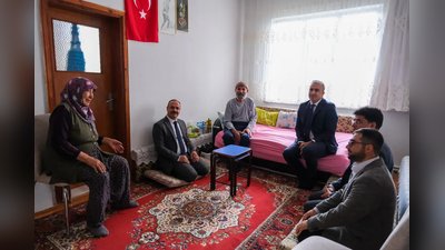 Karaman Valisi Çiçek'ten Şehit Ailesine Anlamlı Ziyaret