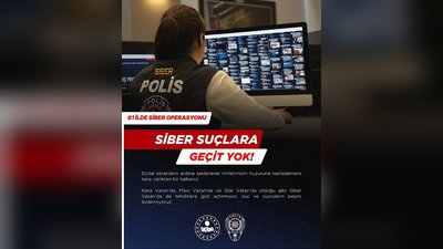 Emniyet'ten 61 İlde Siber Suç Operasyonu: 547 Şüpheli Yakalandı
