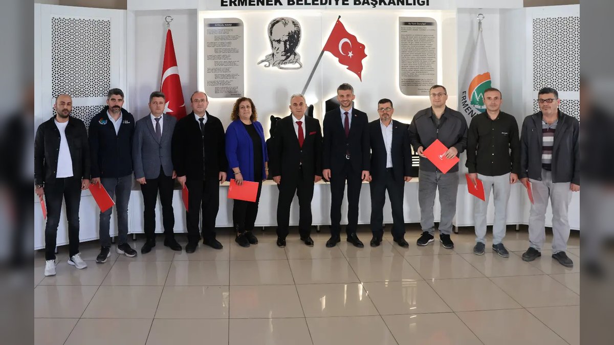 Ermenek Belediyesi'nde Mali Yönetim Eğitimi Tamamlandı, Belgeler Takdim Edildi