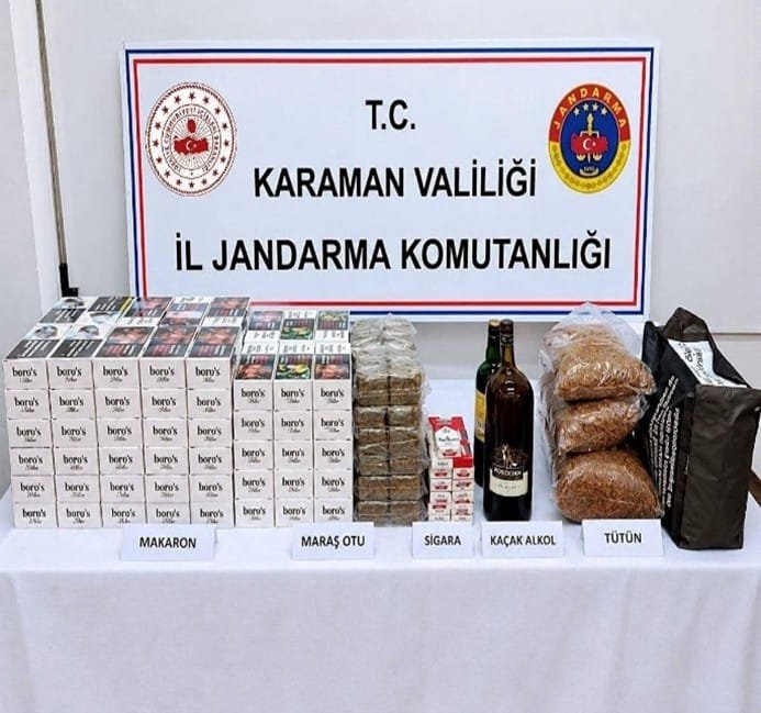 Karaman Jandarma'dan Kapsamlı Operasyon: 80 Şahıs Yakalandı, Çok Sayıda Suç Unsuru Ele Geçirildi