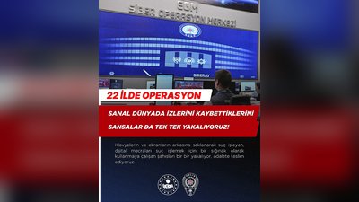 EGM'den 22 İlde Siber Suç Operasyonu: 327 Gözaltı, 137 Tutuklama