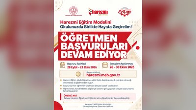 Karaman'da Harezmi Eğitim Modeli Başvuruları Devam Ediyor