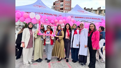 Karaman Gençlik ve Spor İl Müdürlüğü'nden Meme Kanseri Farkındalığına Destek