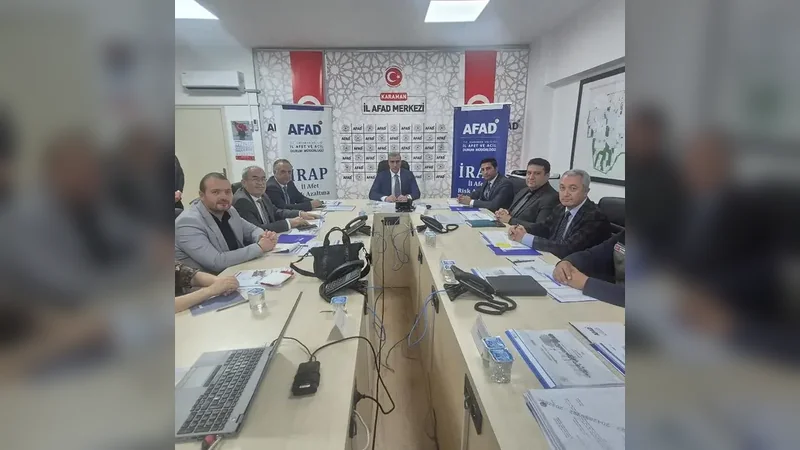 Karaman'da Afet Risk Azaltma Planı Değerlendirildi