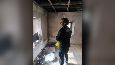 Karaman Güldere'de Yangın Sonrası Hasar Tespiti Yapıldı