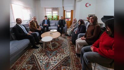 Karaman Valisi Çiçek'ten Şehit Ailesine Ziyaret: "Devletimizin Göz Bebeğidirler"