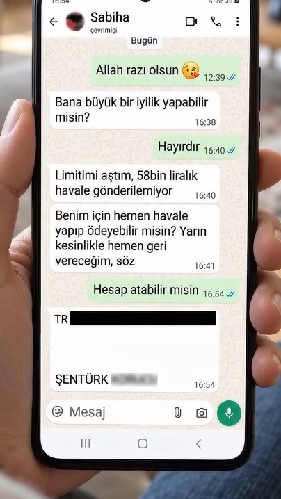 WhatsApp üzerinden gelen para taleplerine dikkat