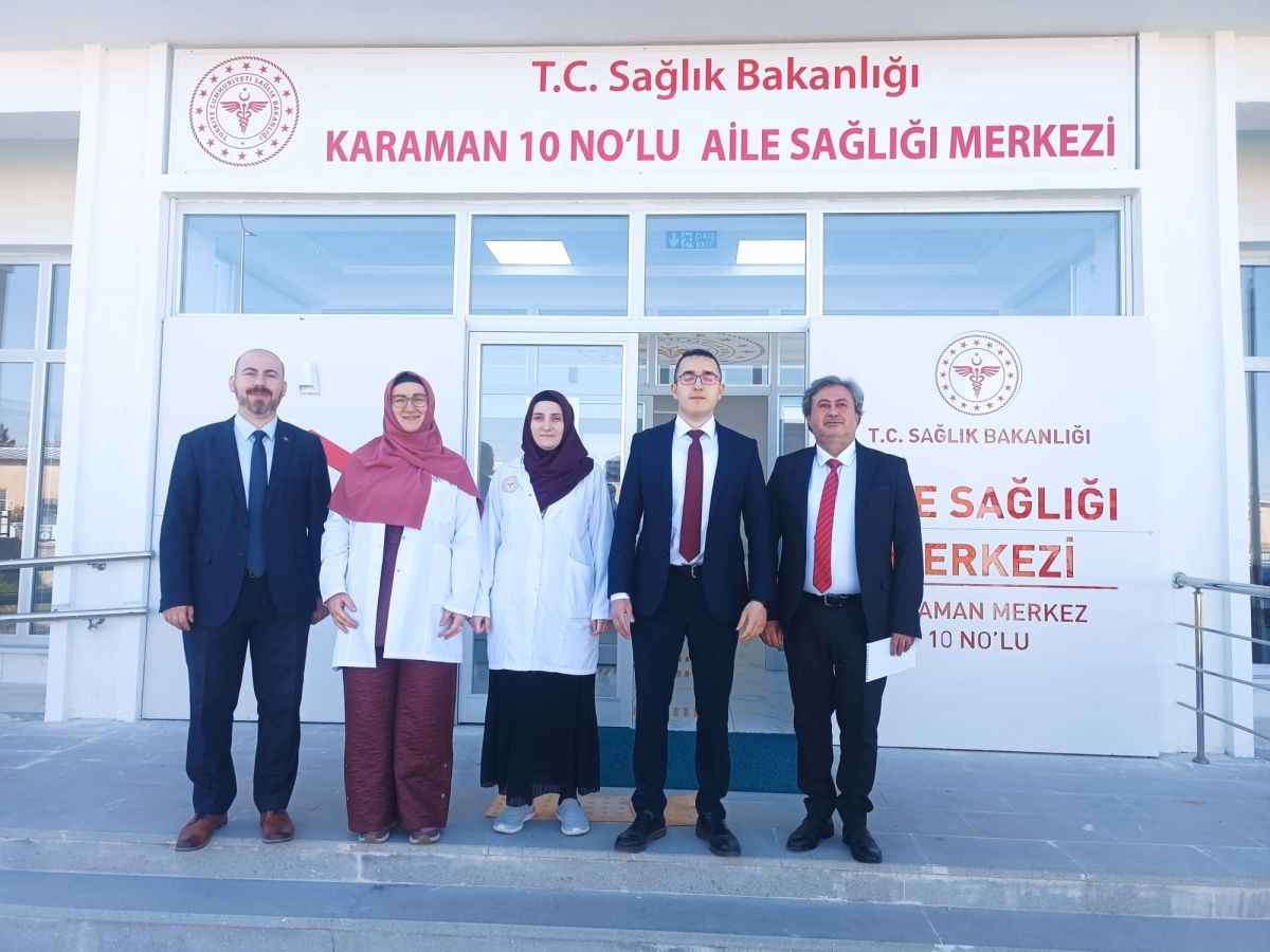Karaman İl Sağlık Müdüründen 10 Nolu ASM Ziyareti