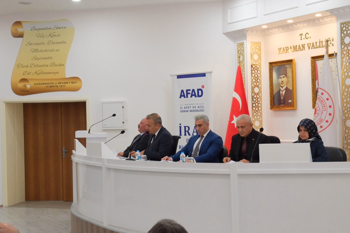 Karaman'da İRAP Değerlendirme Toplantısı Yapıldı