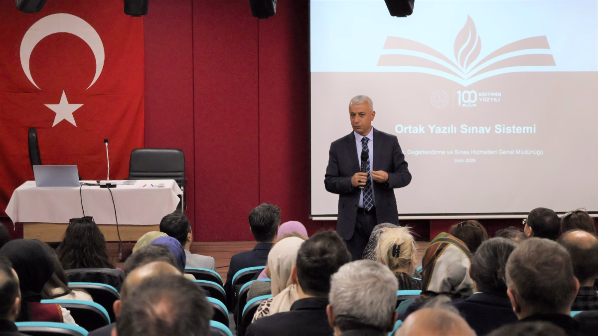 Karaman'da Ortak Yazılı Sınav Sistemi Tanıtıldı