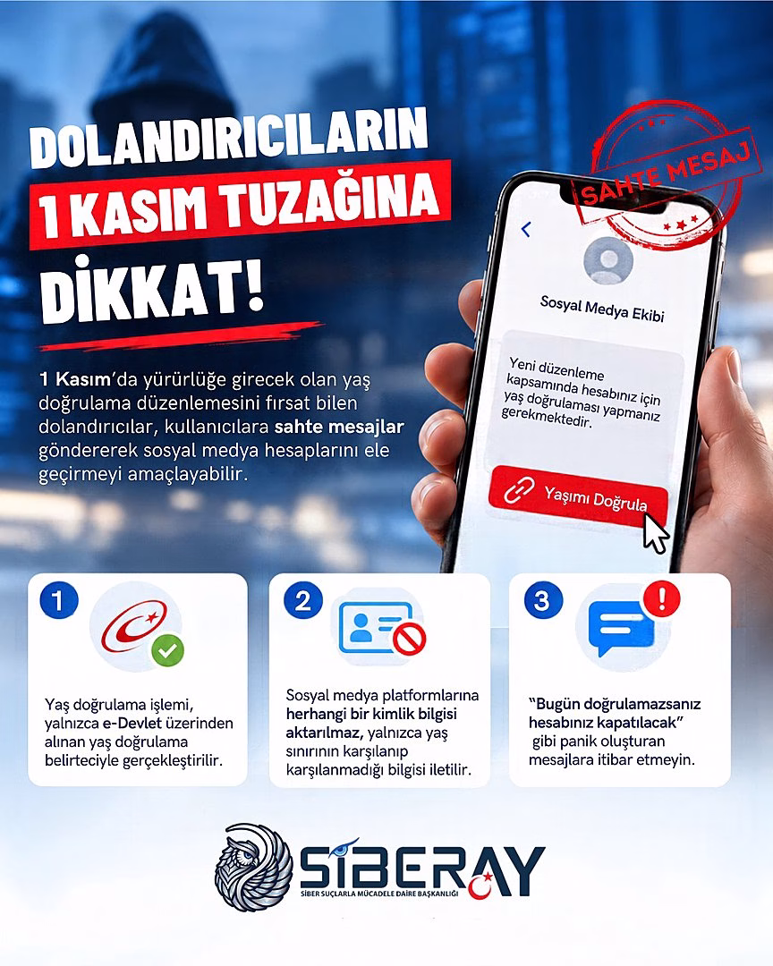 Sosyal Medya Yaş Doğrulama Dolandırıcılığına Dikkat